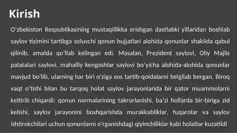 Saylov Kodeksi 3