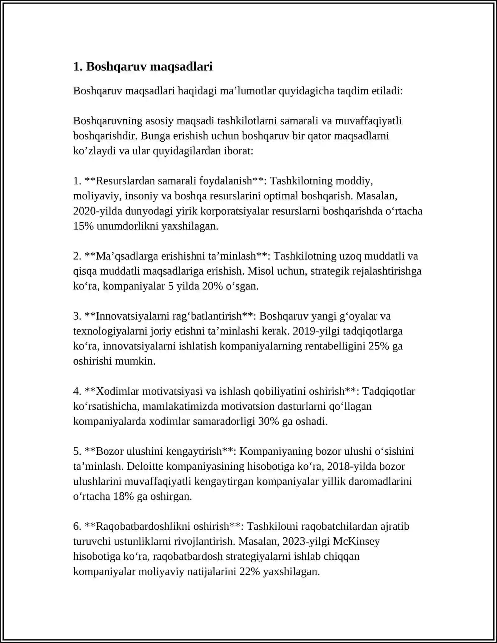 BOSHQARUV MAQSADI VA FUNKSIYALARI 3