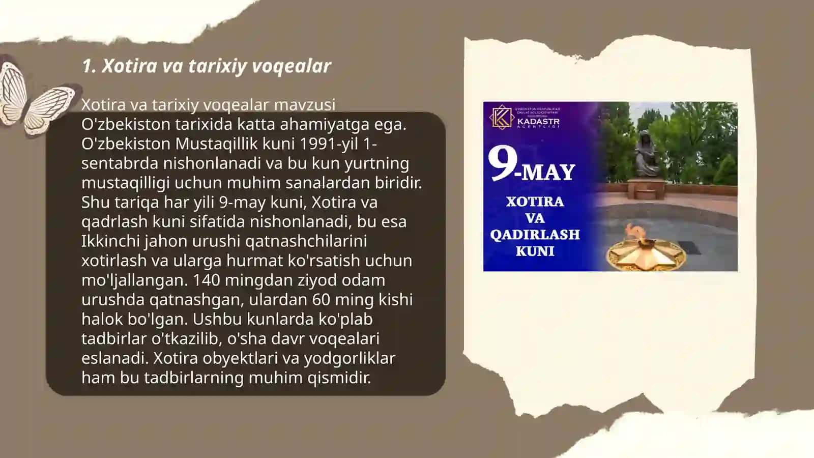 Xotira va tarixiy voqealar 3