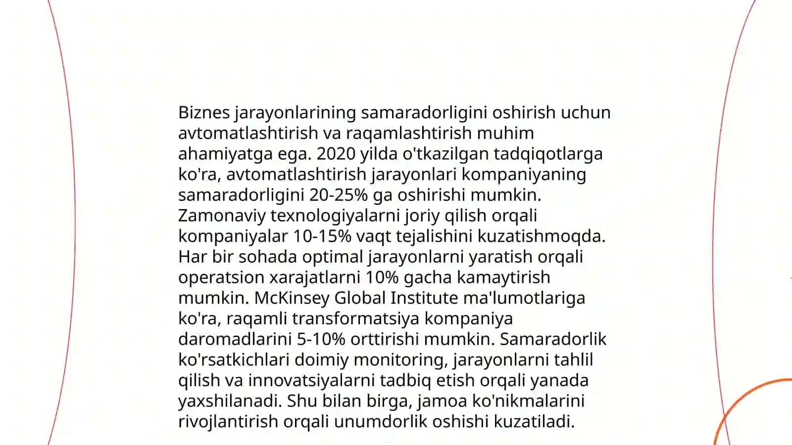 Biznes jarayonlari ahamiyati 3