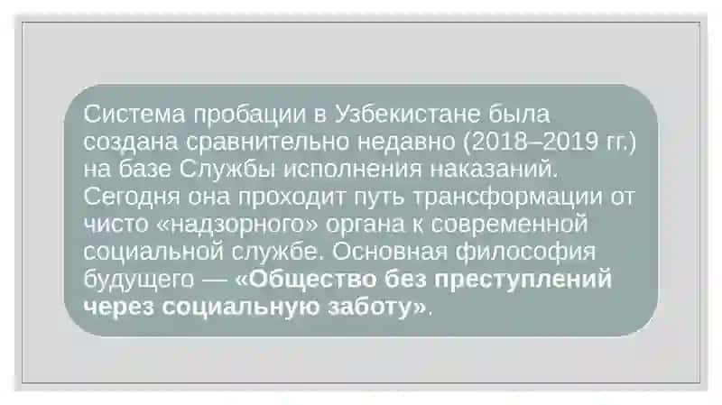 Тема-20: Будущее пробации в Узбекистане: От контроля к цифровой и социальной поддержке 3