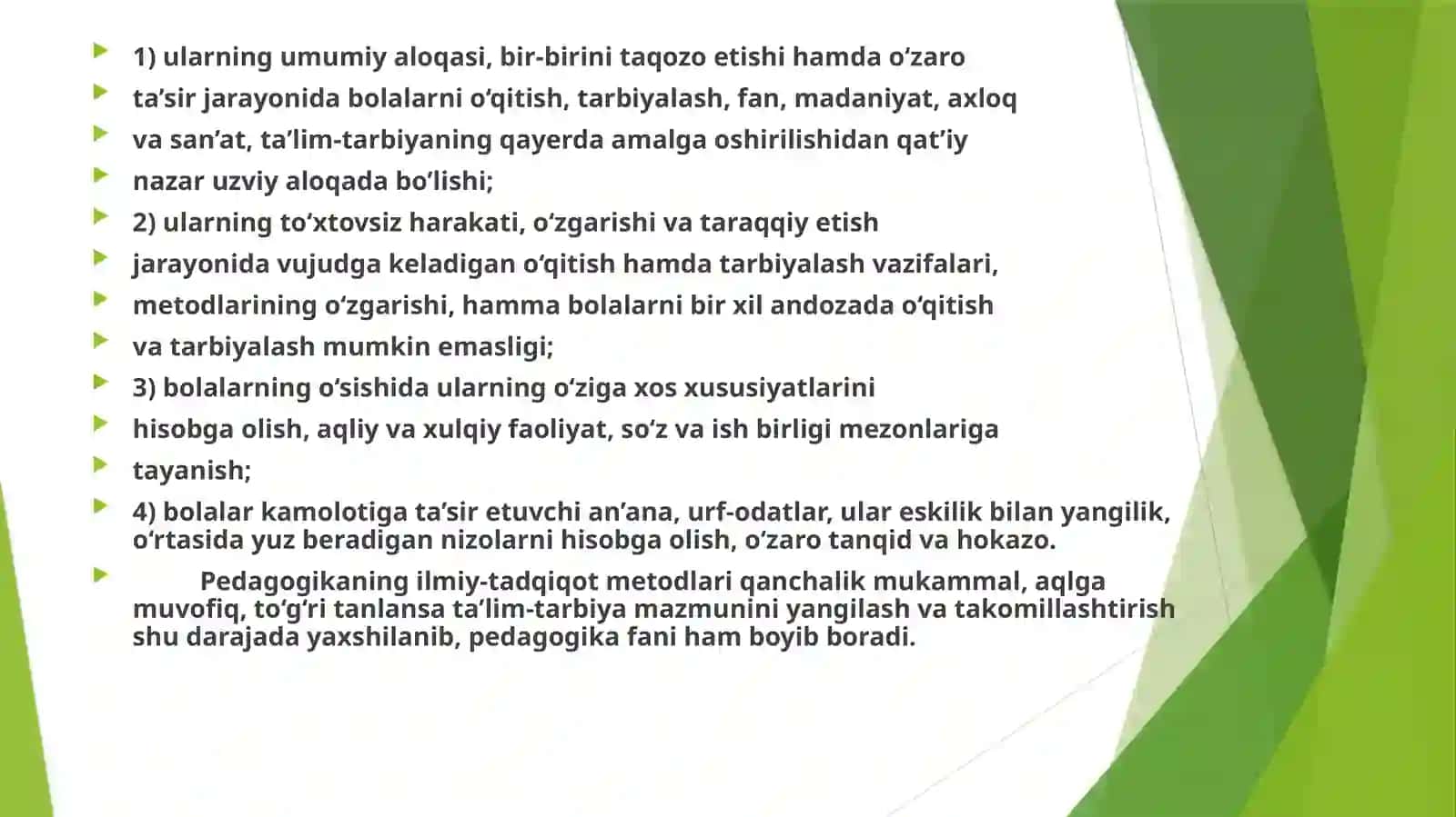 Pedagogikafanining ilmiy tadqiqot metodlari 3