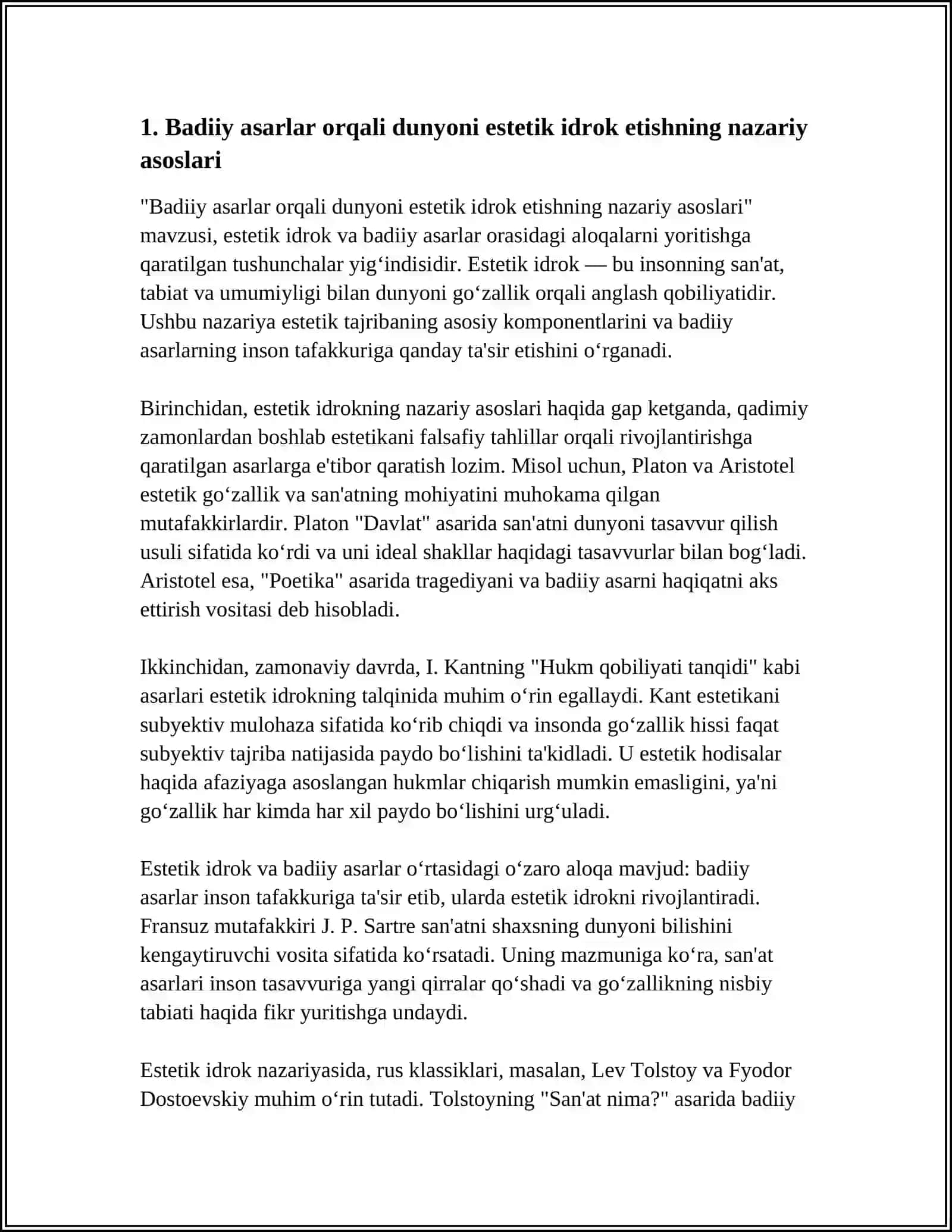 DUNYONI ESTETIK IDROK ETISHDA BADIIY ASARLARNING AHAMIYATI 3