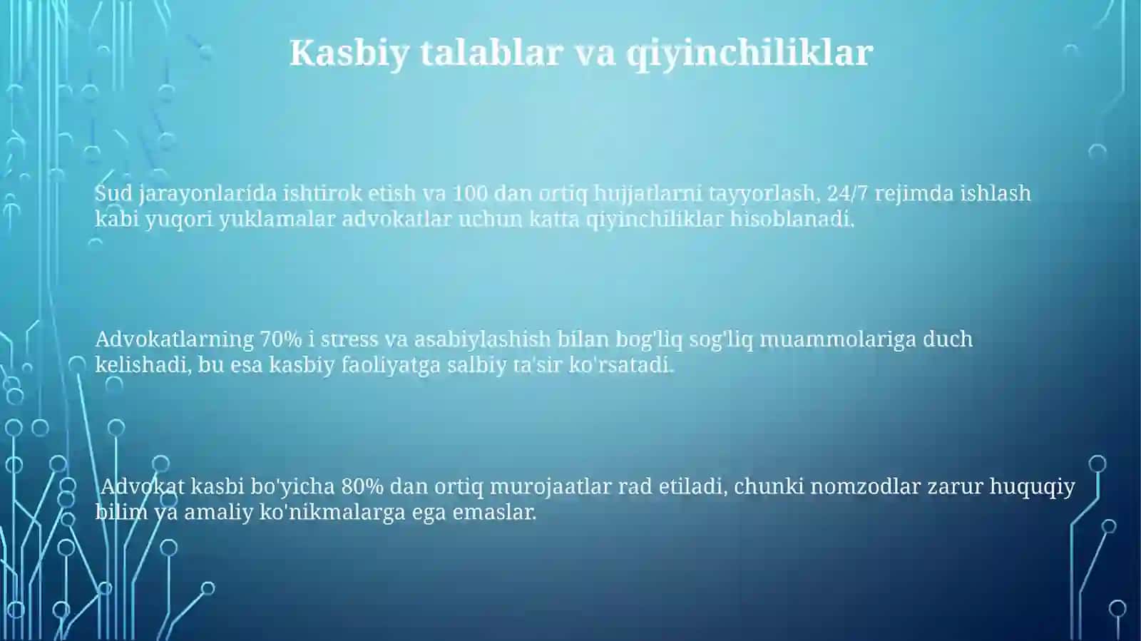 Advokat Bo‘lish Osonmi? Dastlabki Taassurotlar 3