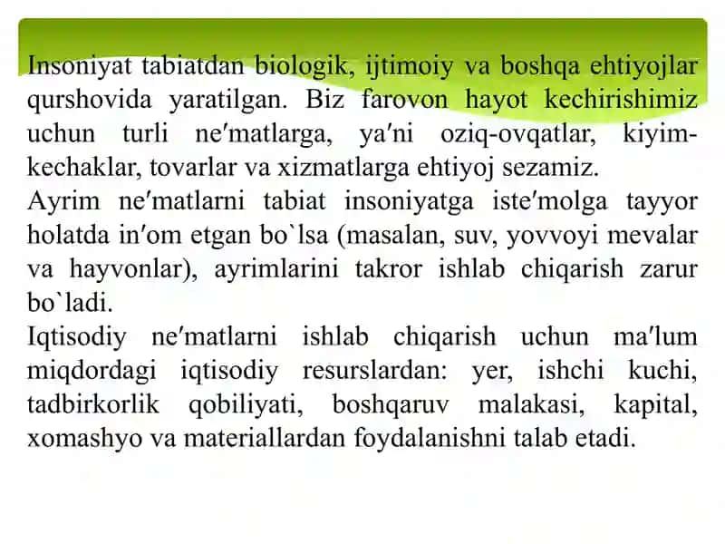 MIKROIQTISODIYOT FANINING MAZMUNI, MAQSADI VA VAZIFALARI 3