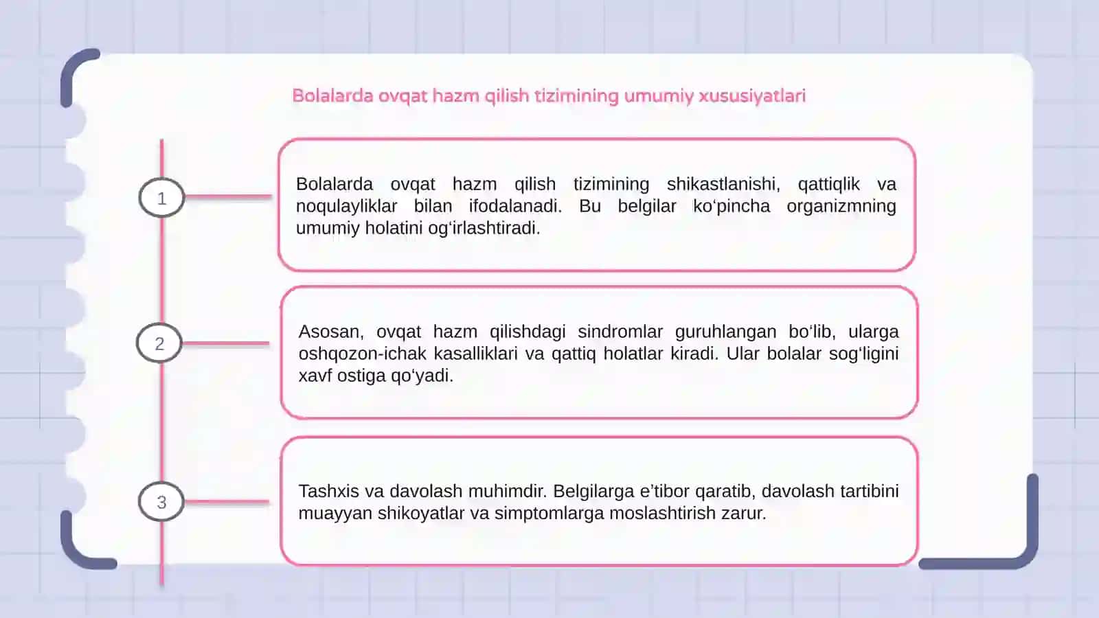 Bolalarda ovqat hazm qilish tizimi 3