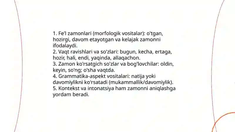 Grammatik ma'noni ifodalovchi vositalar 3