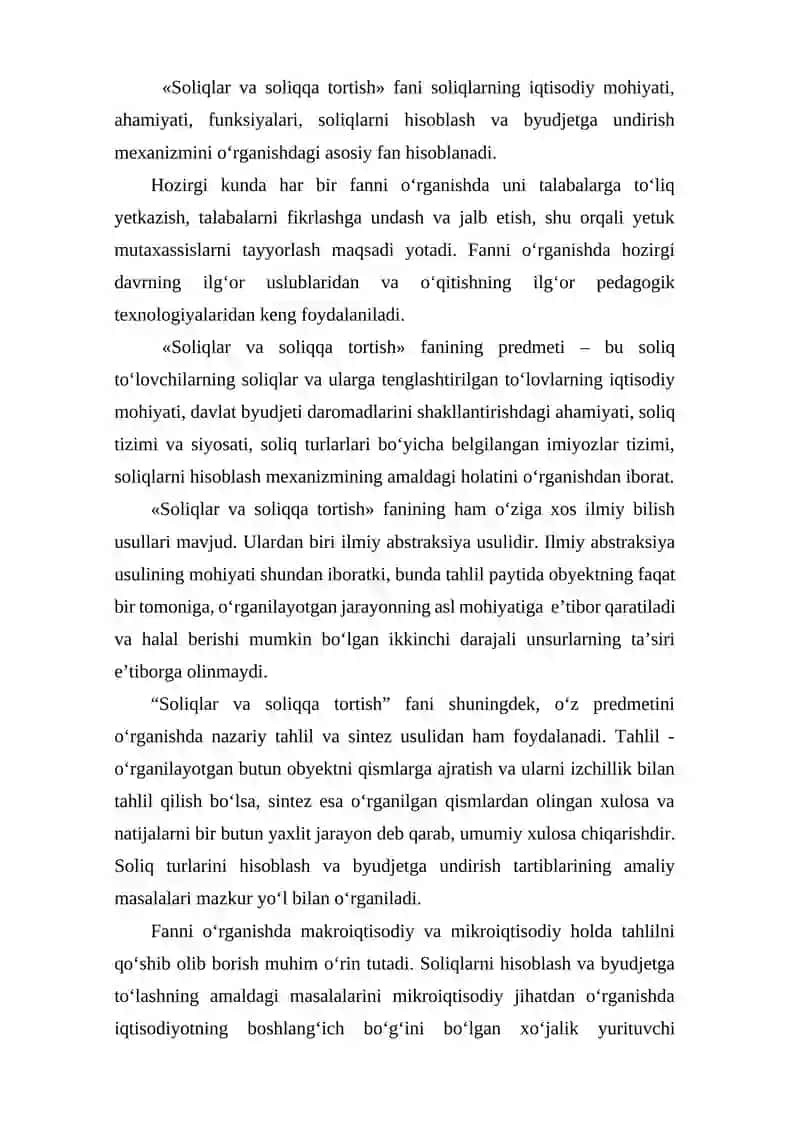 Soliq munosabatlari sub’ektlari ularning huquq va majburiyatlari 3