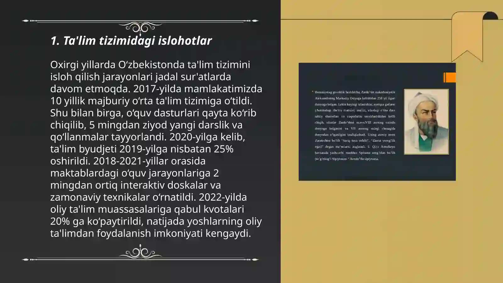 Ta'lim tizimi islohotlari 3