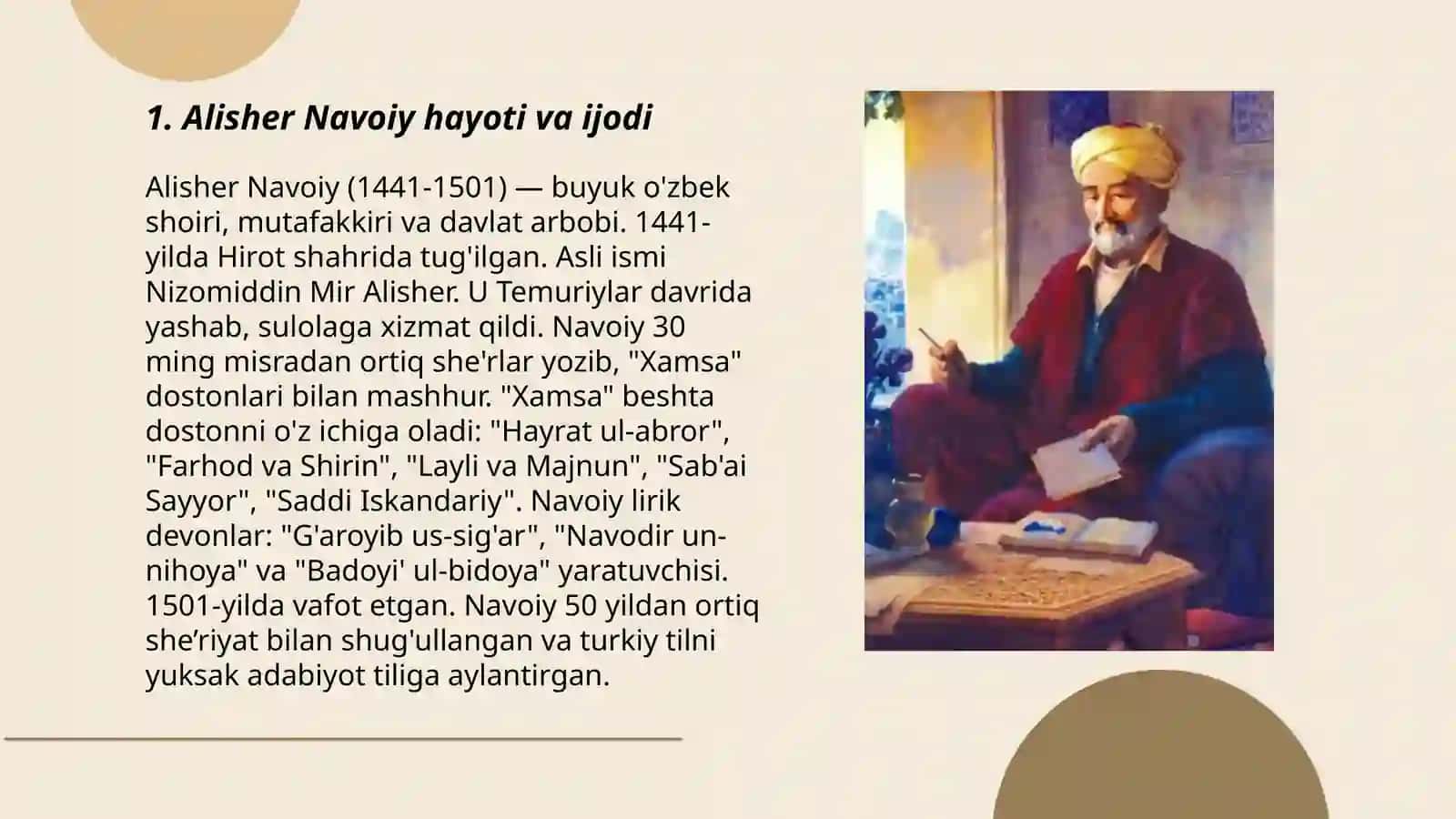 Alisher Navoiy haqida 3