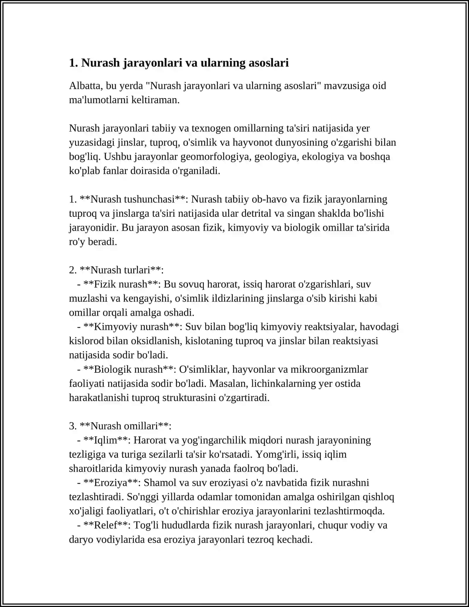 NURASH JARAYONLARI 3