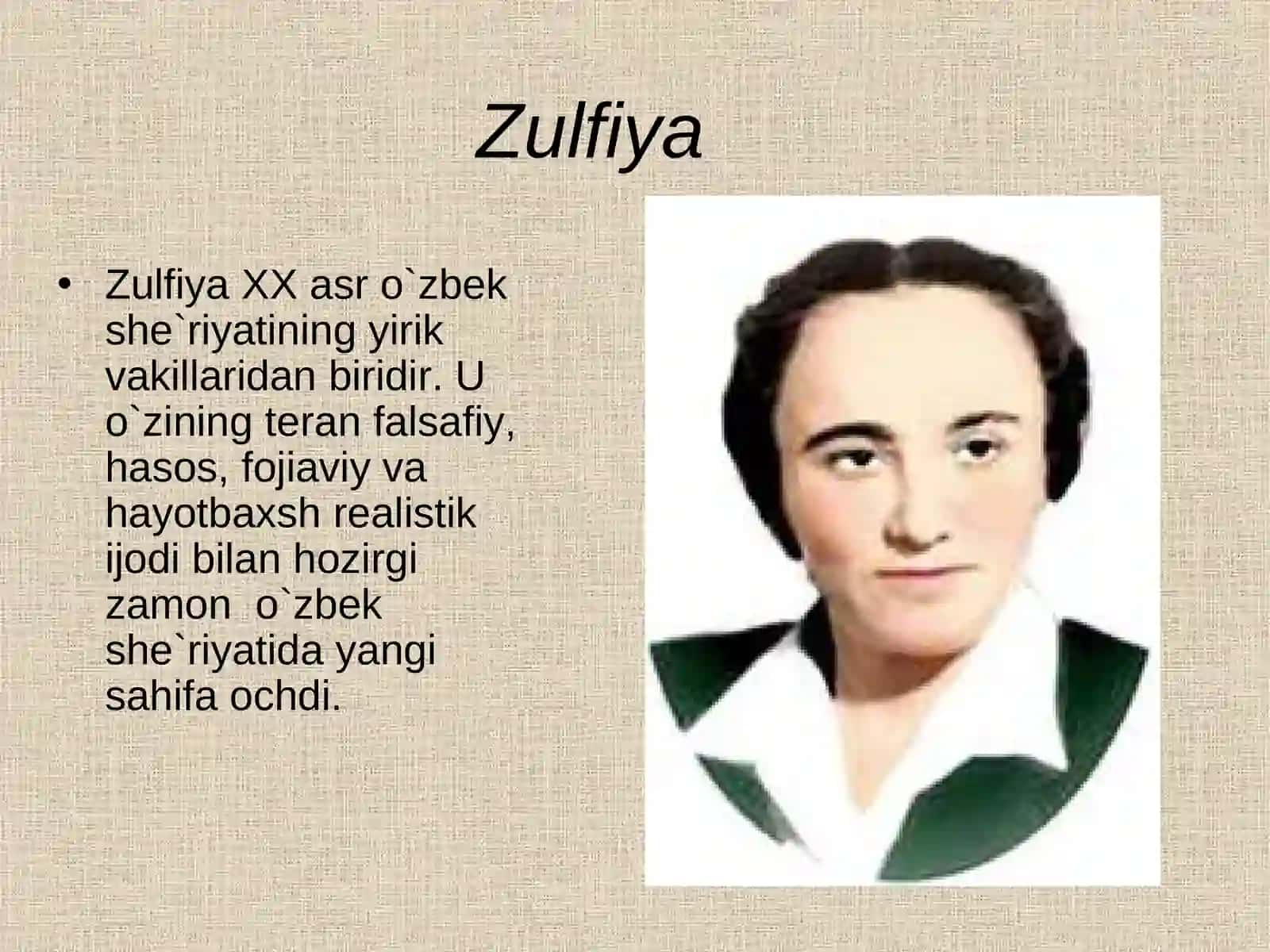 Zulfiya ijodi 3