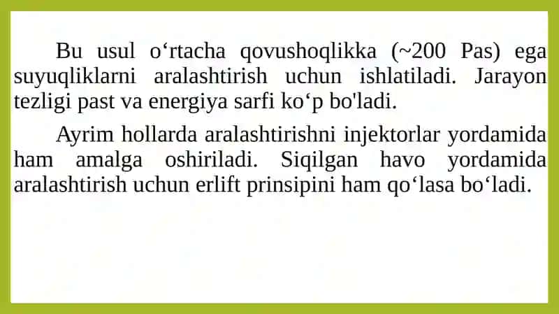 MAVZU. ARALASHTIRISH MOSLAMALARI 3