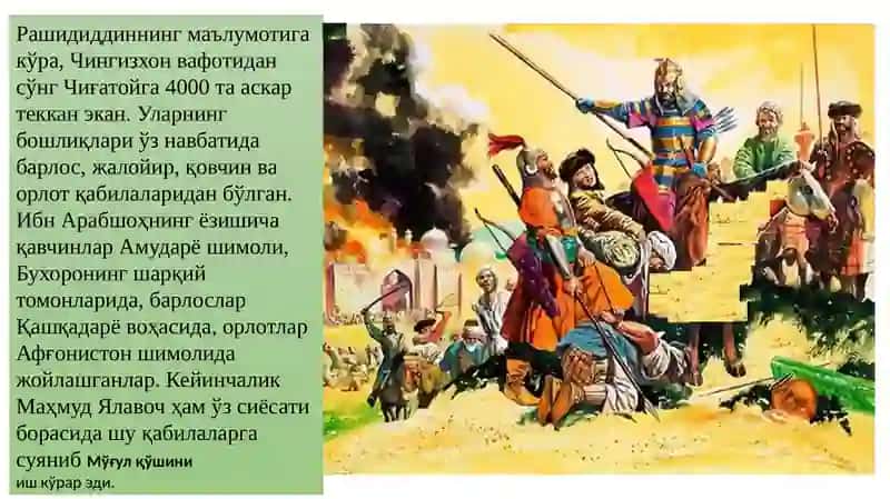 ЧИҒАТОЙ УЛУСИДА ИЖТИМОИЙ-ИҚТИСОДИЙ ҲАЁТ 3