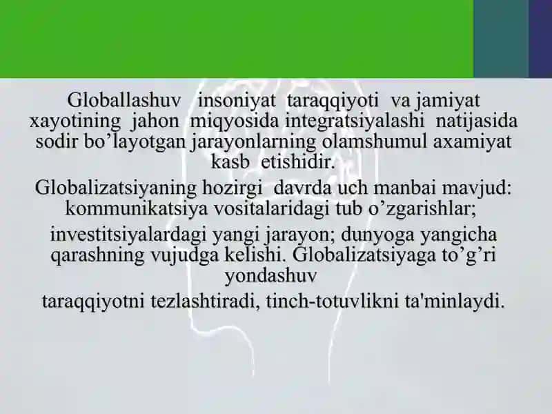 Falsafa va hozirgi dunyo globallashuvi 3