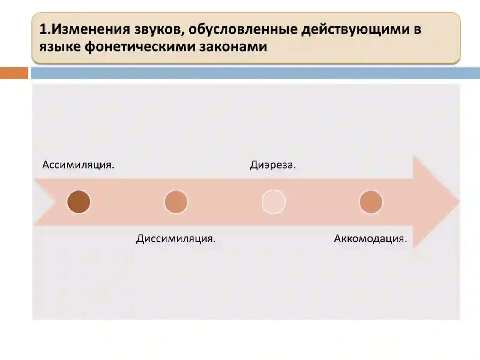 Позиционные изменения, позиционная мена, чередования звуков в речевом потоке. Фонетические законы в области гласных и согласных звуков 3