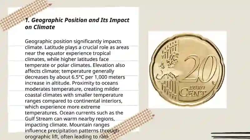 Geographic Position and Its Impact on Climate 3