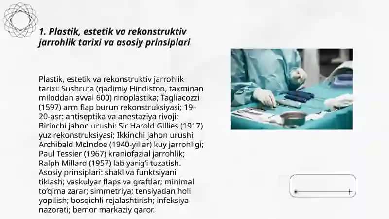Plastik estetik va rekonstruktiv hirurgiya asoslari 3