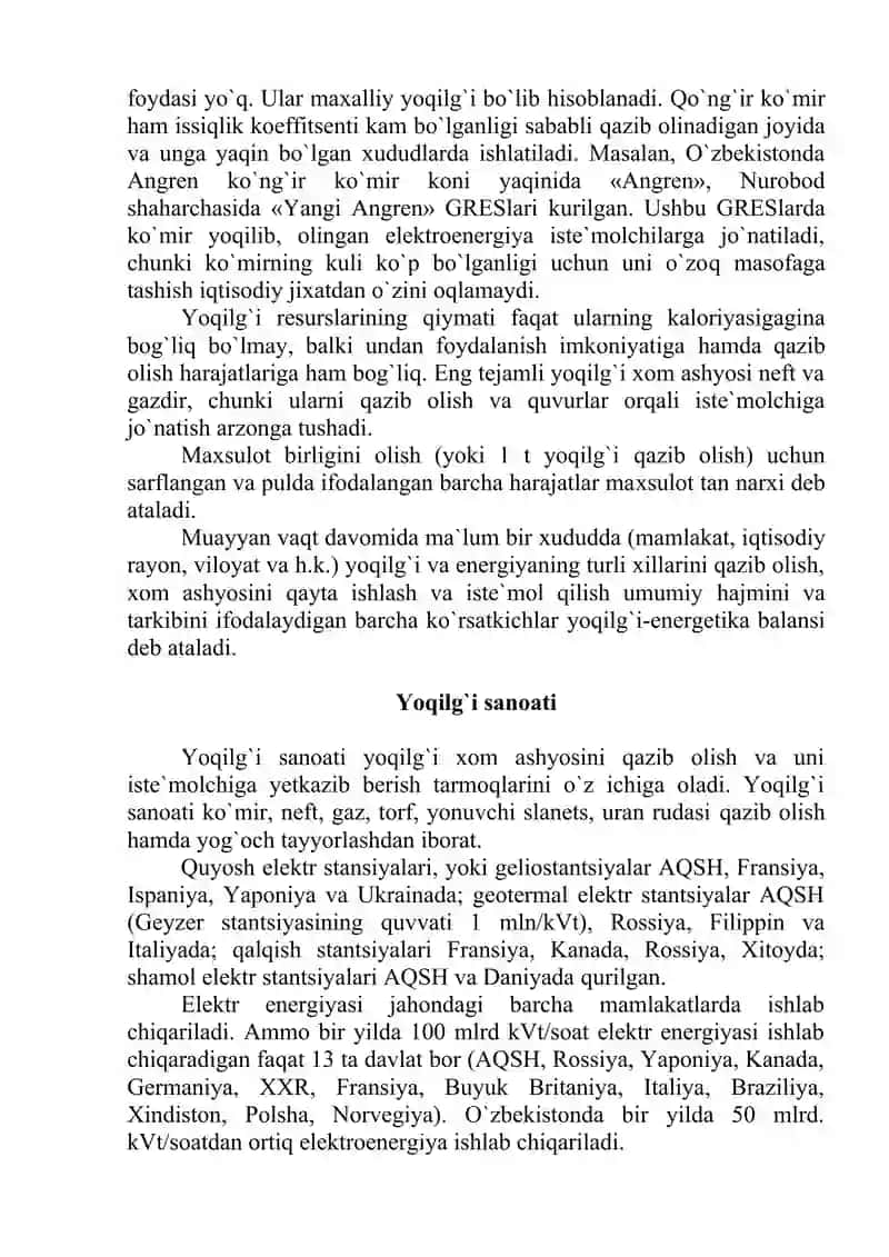 Yoqilg`i-energetika sanoati. 3