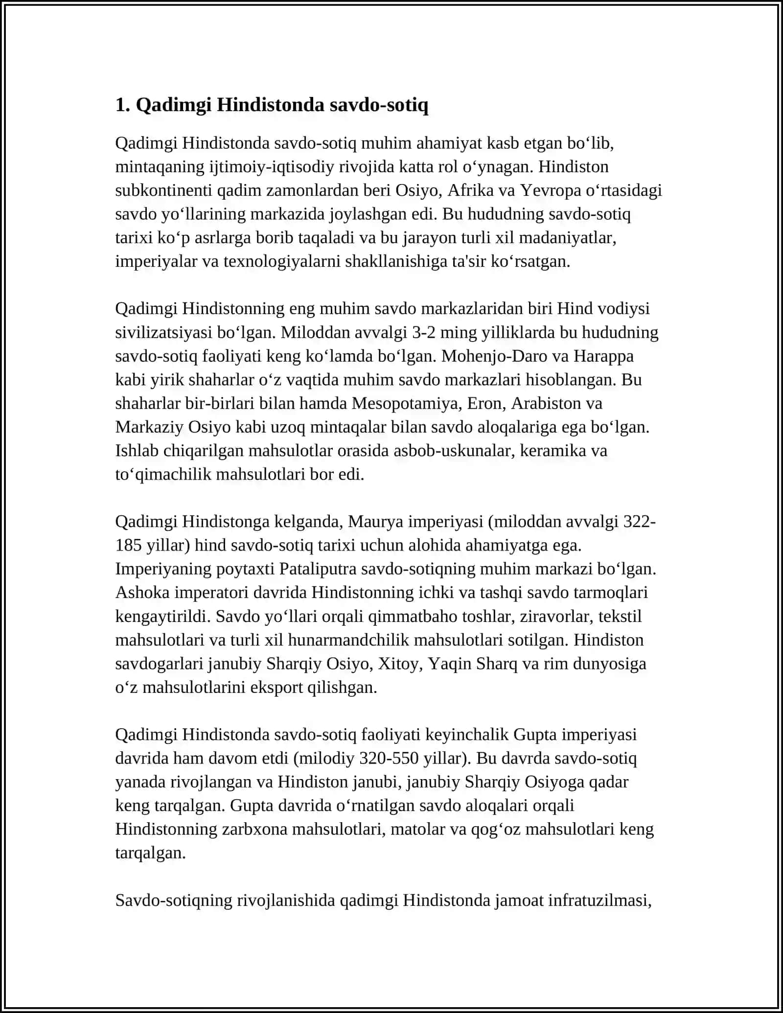 Qadimgi Hindistonda iqtisodiy gʻoyalar 3