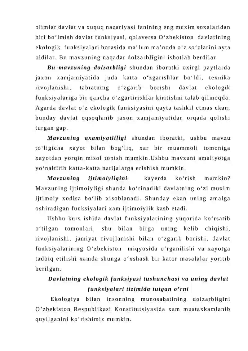Davlatning ekologik funksiyasi 3