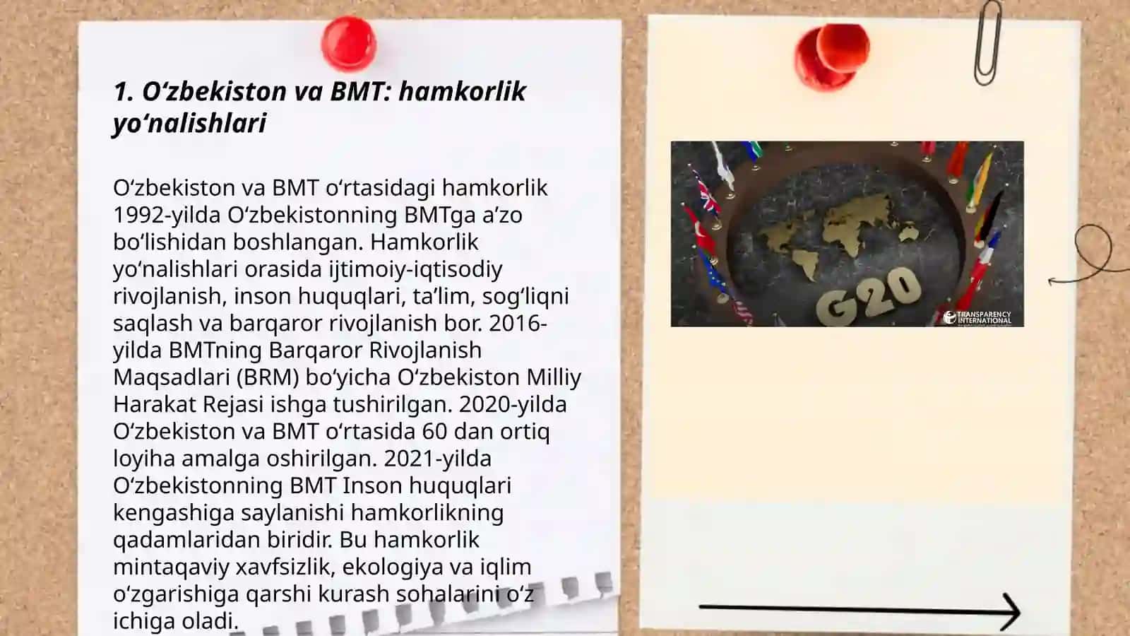 Oʻzbekistonning xalqaro tashkilotlar va xorijiy davlatlar bikan hamkorligi 3