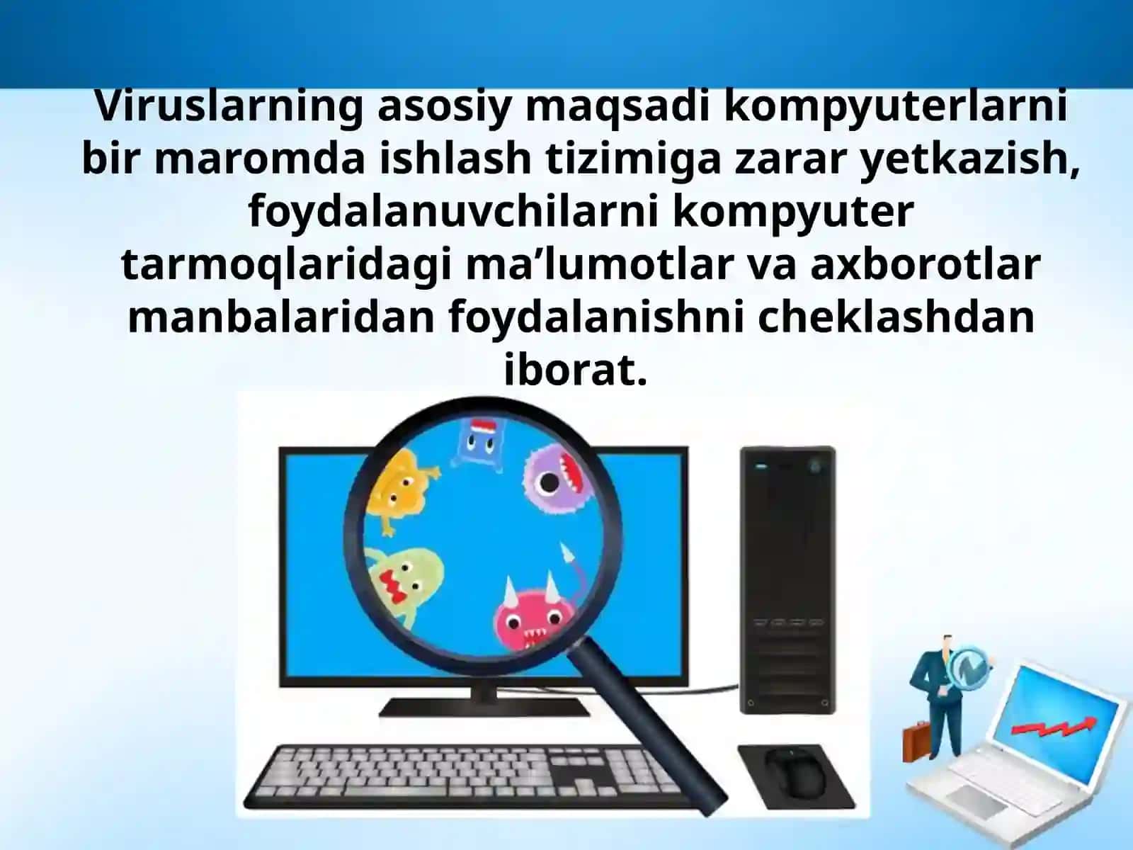 11-sinf Informatika Kompyuter viruslari va virusdan himoyalash usullari 3