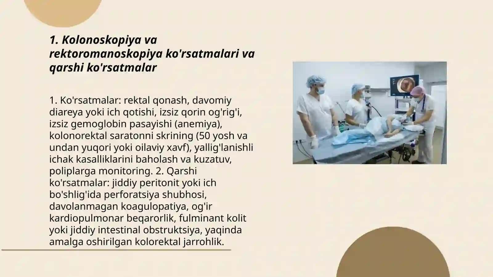 Hazm tizimi a'zolarini kolonoskopik va rektoromanoskopik instrumental tekshirish usullari 3