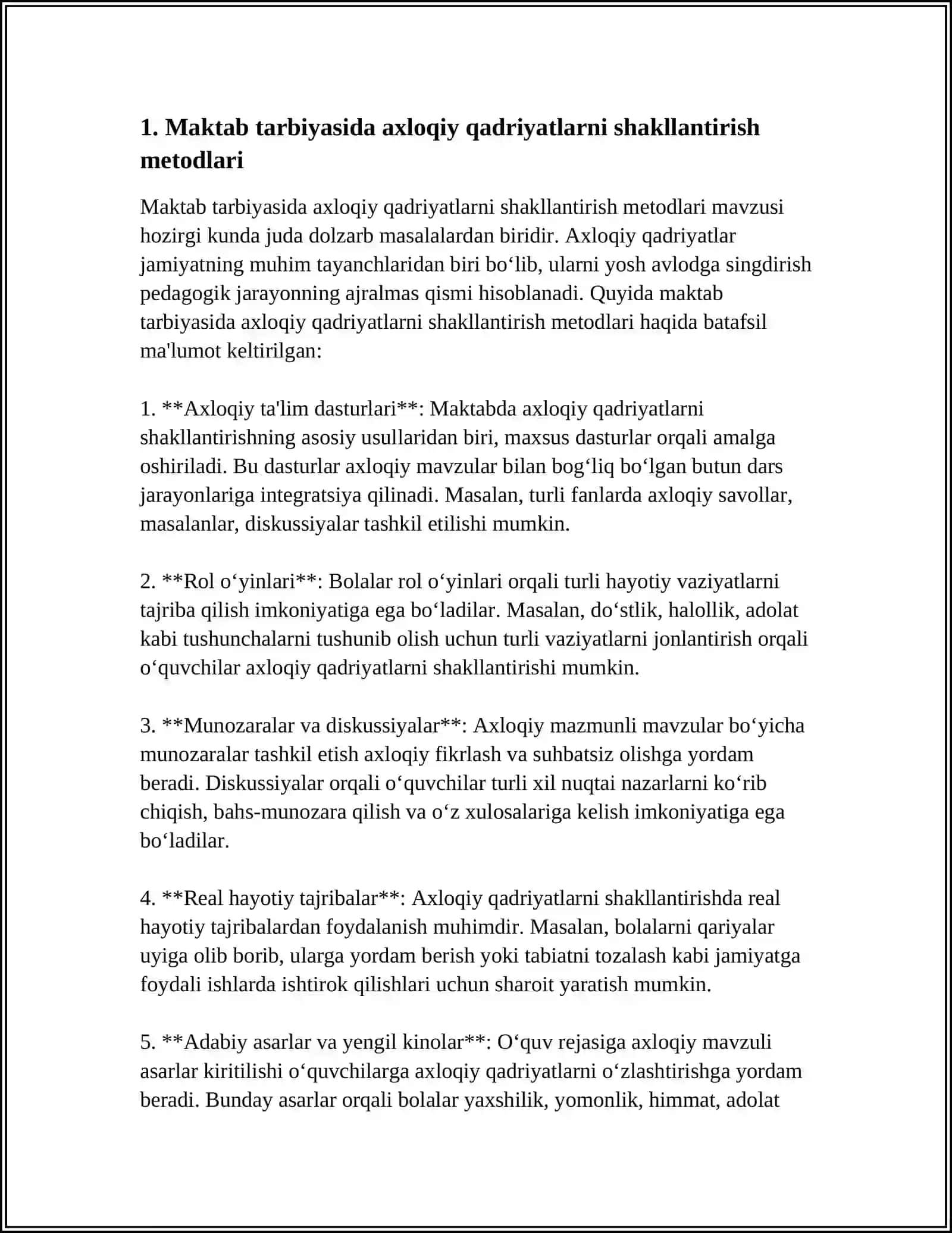 TARBIYA SOHASIDA OLIB BORGAN ILMIY TADQIQOT ISHLARI 3