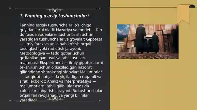 Fanning asosiy tushunchalari 3