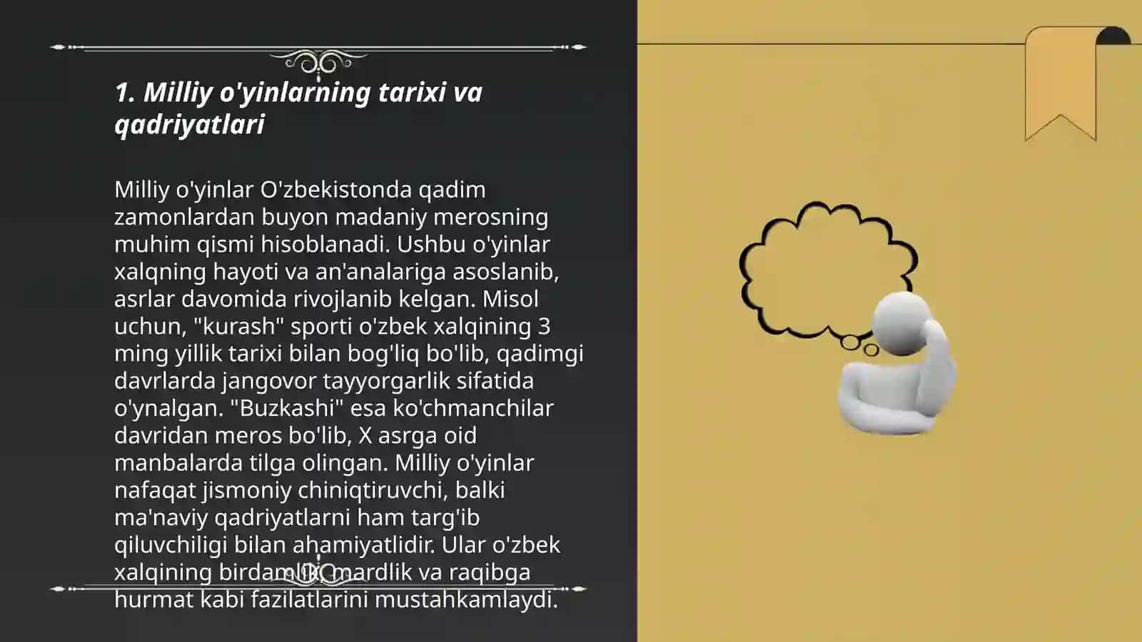Milliy va harakatli o'yinlarni tashkil qilish va o'tqazish 3