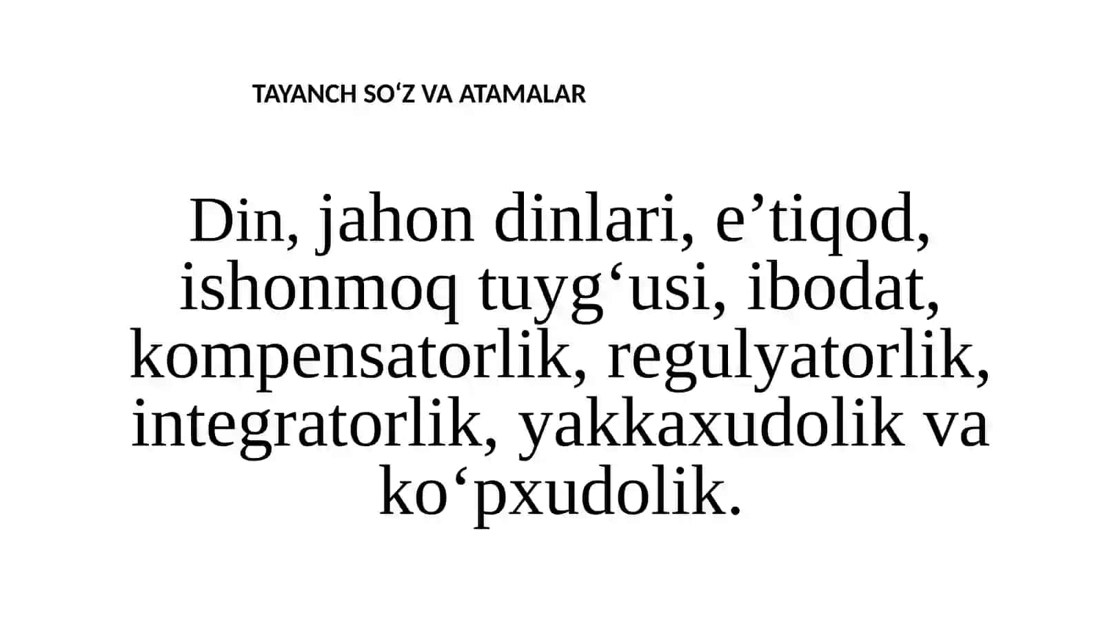 DINSHUNOSLIK FANINING PREDMETI, MAQSADI VA VAZIFALARI 3