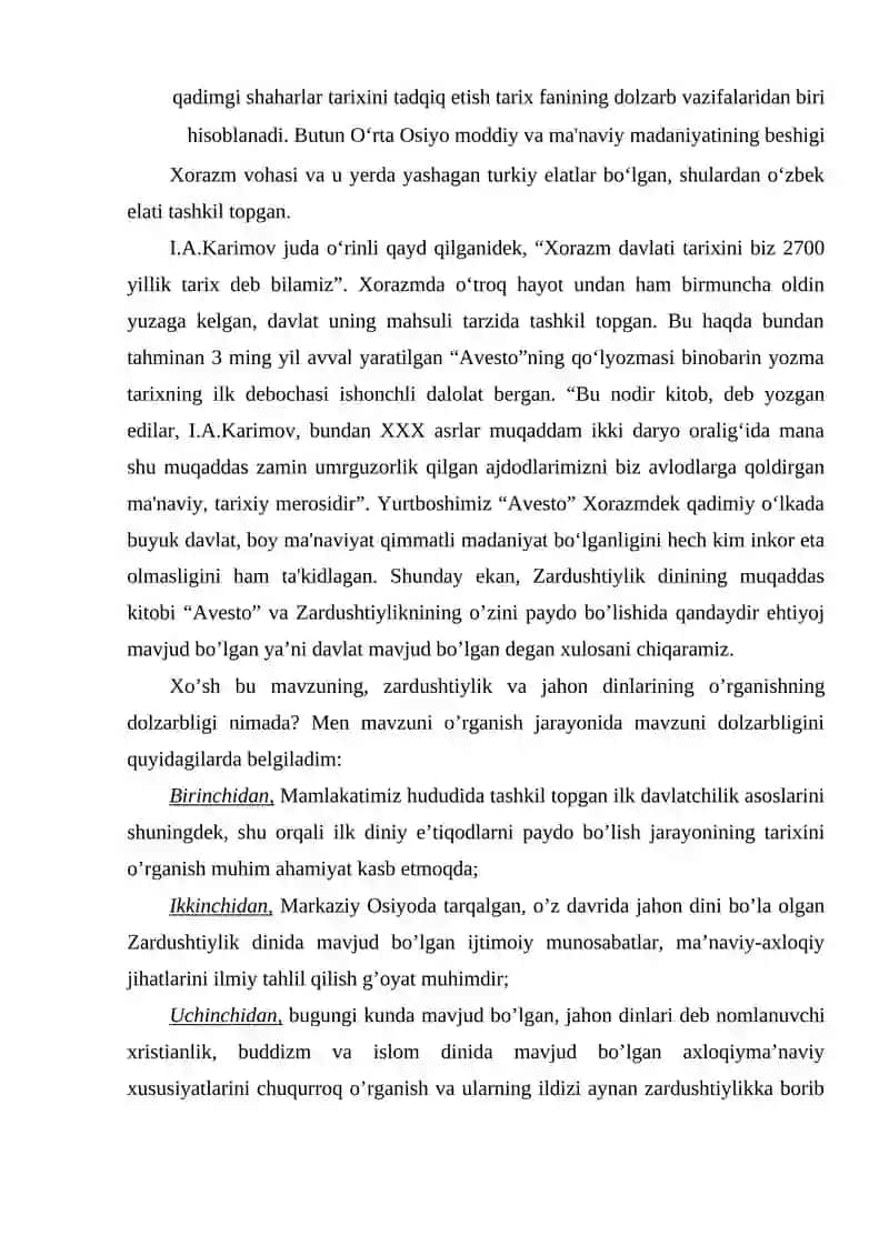 ILK ORTA ASRLAR MARKAZIY OSIYO XALQLARI ORASIDAGI TARQALGAN DINLAR 3