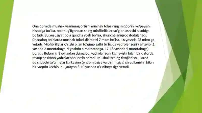 Bolalardagi suyak va mushaktilar anatomiyasi va fiziologiyasi 3