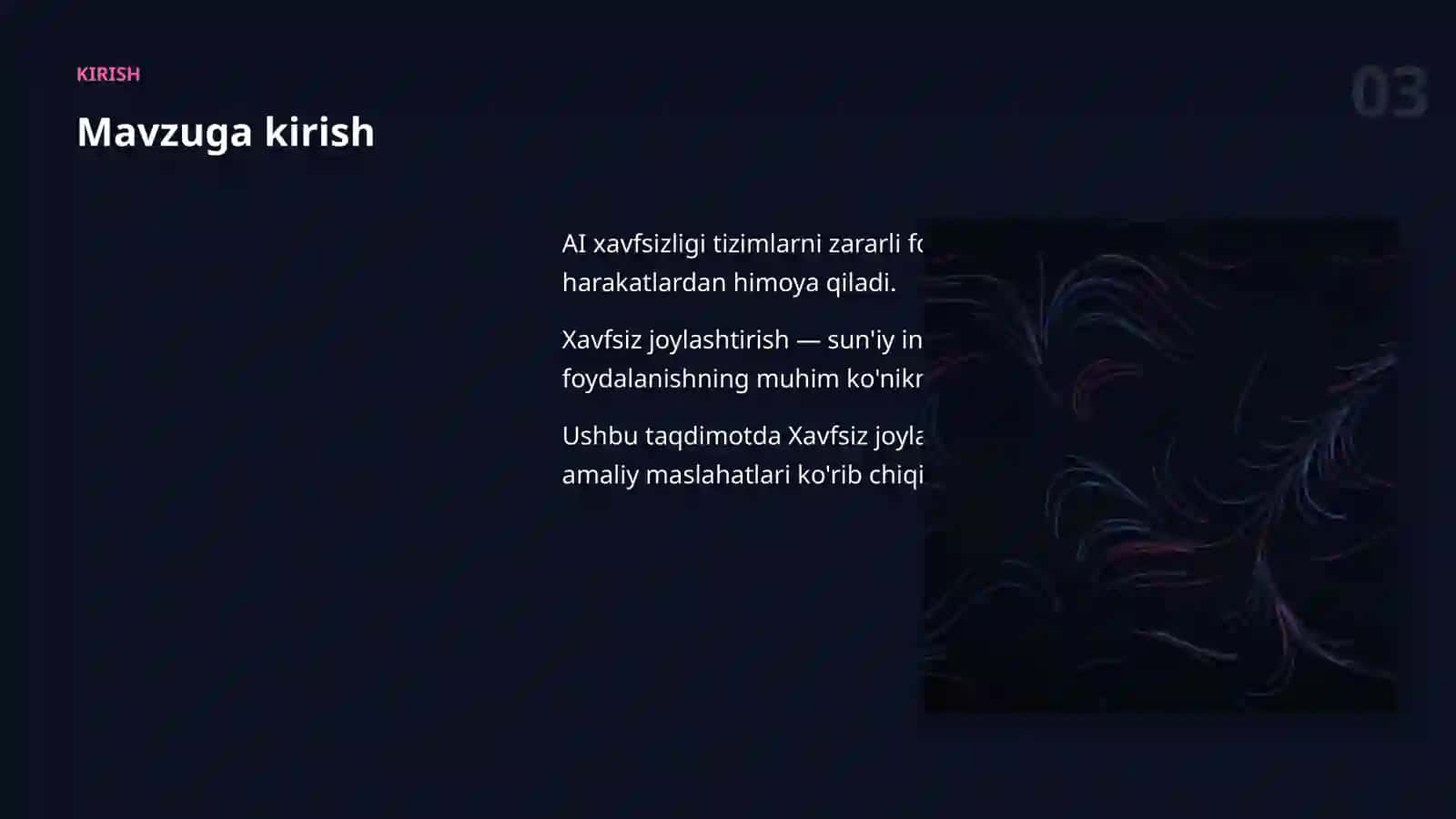 AI XAVFSIZLIGI 3