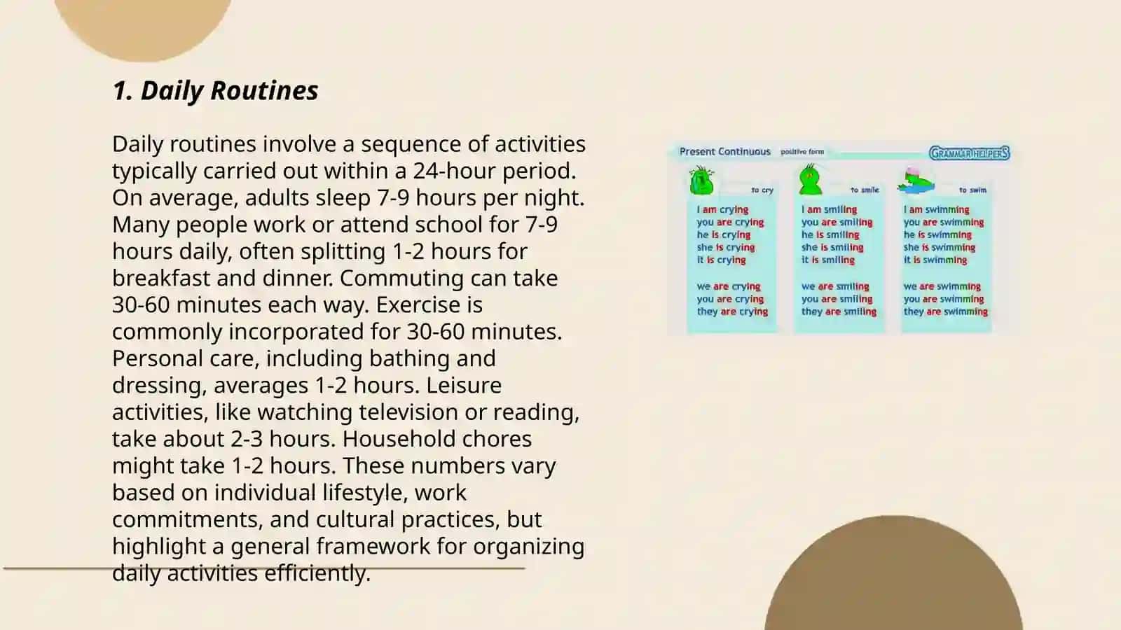 Daily Routines 3