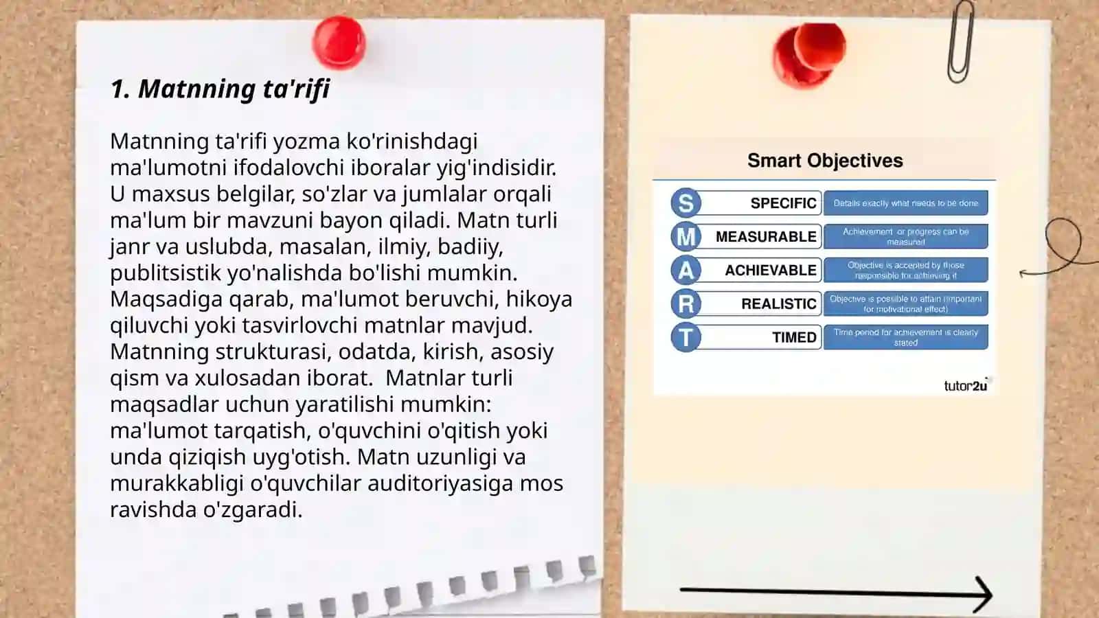 Matn va uning oʻziga xos xususiyatlari 3