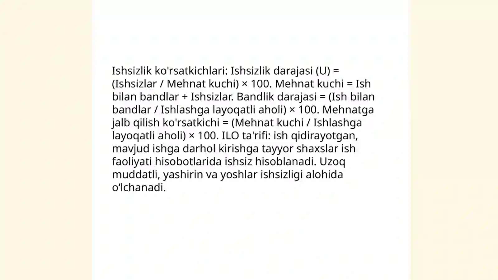 Ishsizlik 3