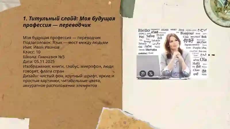 Mening kelajakdagi kasbim mavzusiga prezentatsiya 3