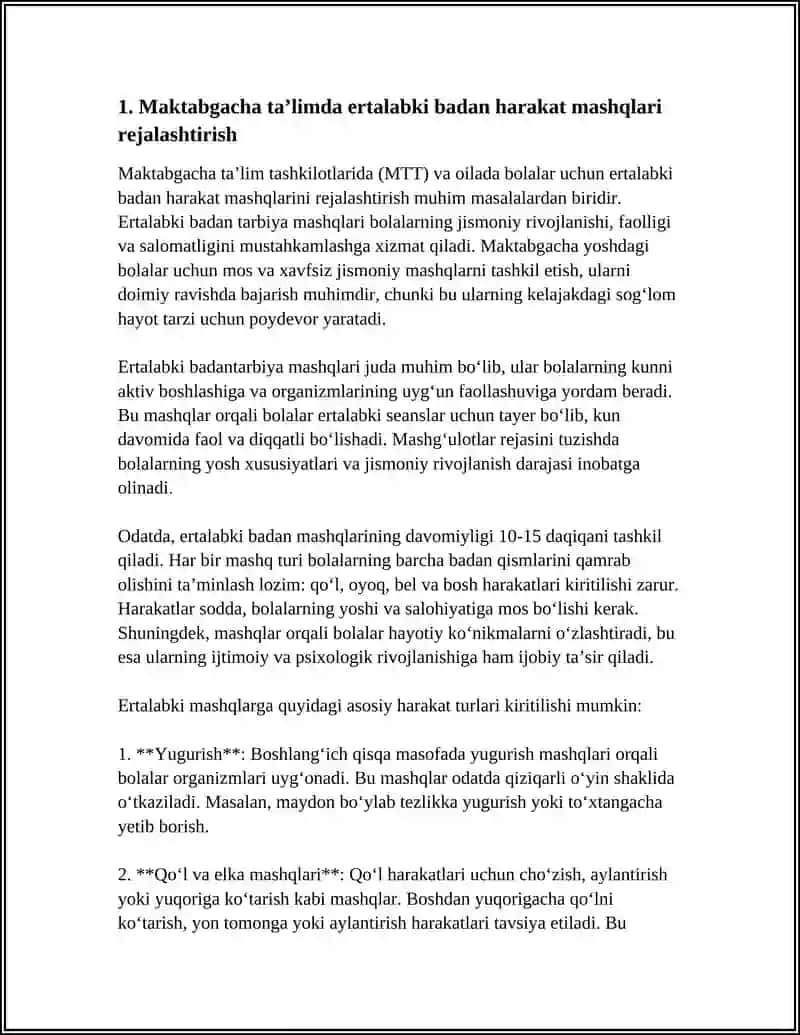 Ertalabki Badan Harakat Mashqlari 3