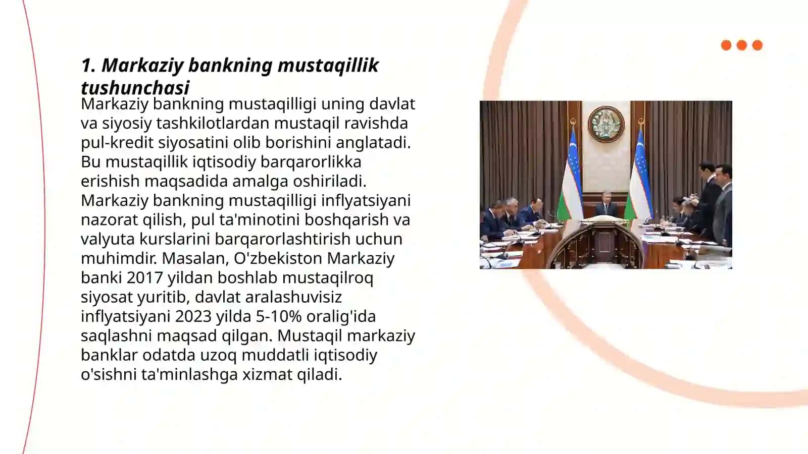 Markaziy bankning iqtisodiy va siyosiy mustaqilligi 3