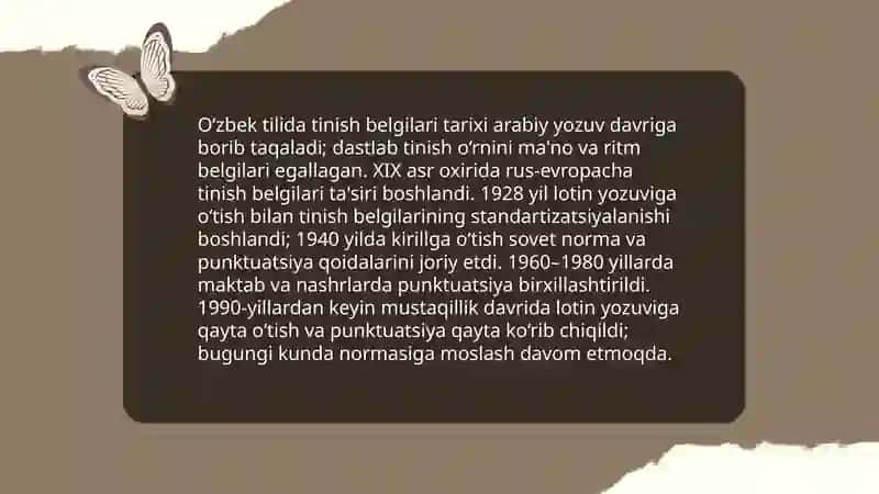 O‘zbek tilida tinish belgilari 3