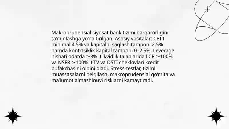 Jahon moliyaviy iqtisodiy inkirozidan keyingi davrda moliyaviy xavfsizlikni ta’minlash masalalari 3