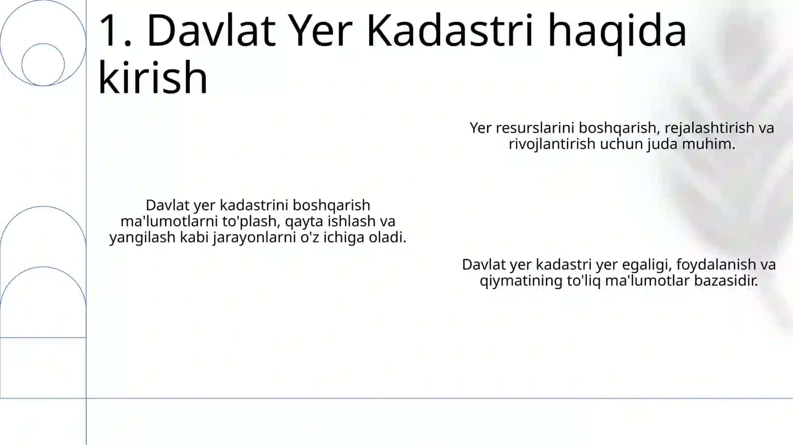 Davlat Yer Kadastirini yuritish tartibi 3