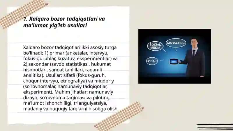 Xalqaro biznesda marketing amaliyoti 3
