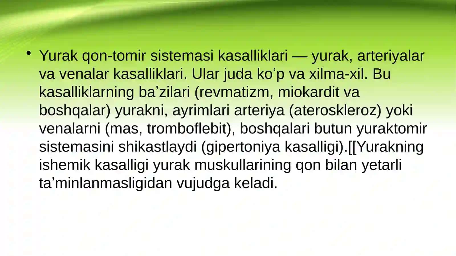 Sa’dullayev Odilbekning '’ patalogik anatomiya ‘’fanidan mustaqil ish slaydi 3