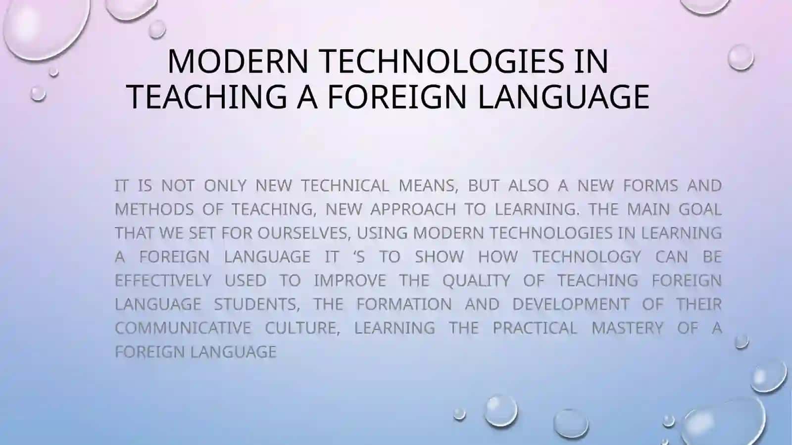 Application of information technologies in learning foreign languages 3
