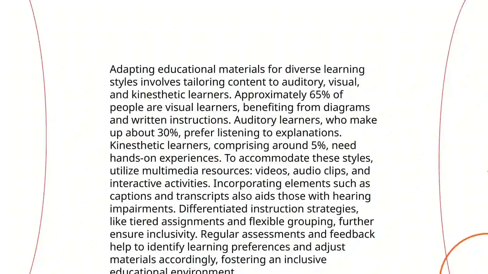 Adapting Educational Materials 3