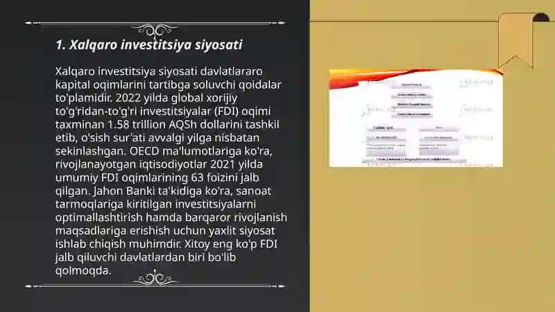 Xalqaro menejmentda investitsion faoliyat 3