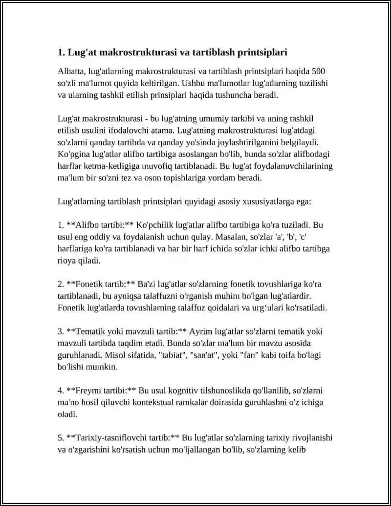 TILNING LUGAT TARKIBI LEKSIKOGRAFIYA LUGAT TURLARI 3